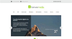 Desktop Screenshot of kanvasmedia.com